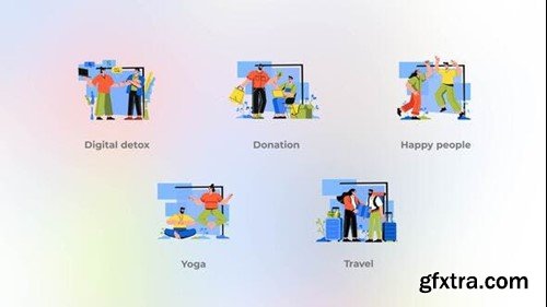 Videohive Digital detox - Blue concepts 42324880