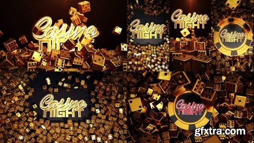 Videohive Gold Dices Casino Instagram Stories 42331548