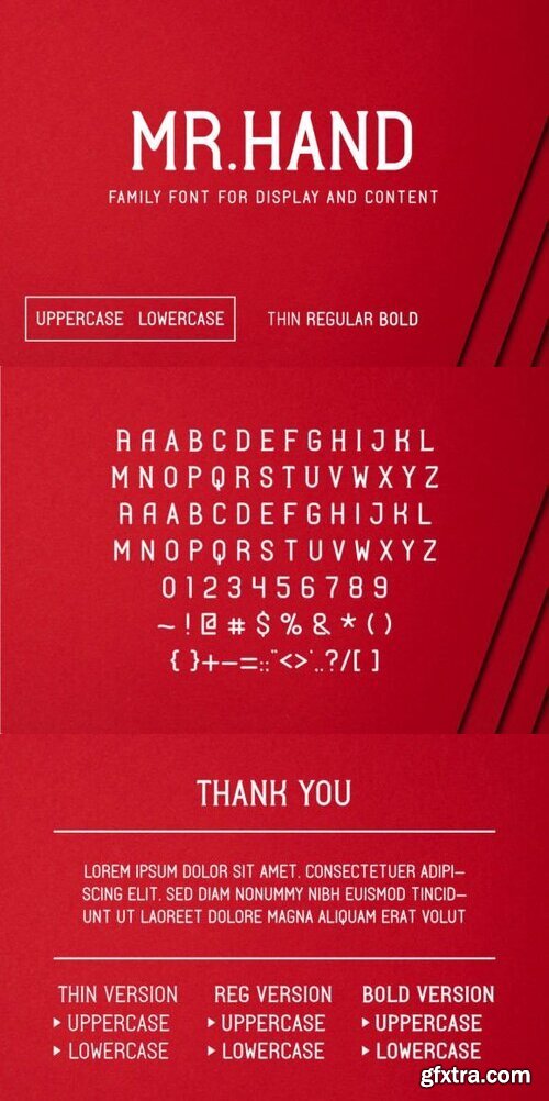 Mr. Hand Font