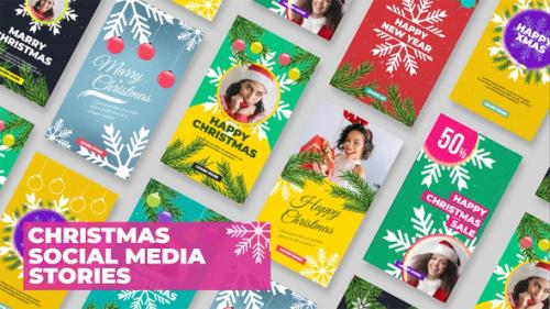 Videohive - Christmas Social Media Stories - 42253149 - 42253149