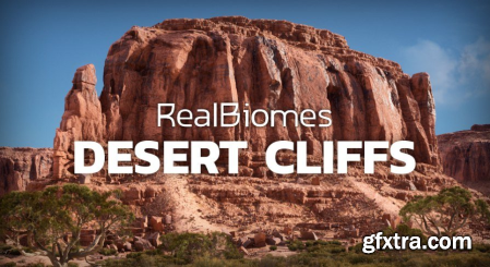 Unreal Engine Marketplace - RB - RealBiomes Desert Cliffs Biome - Monument Valley (Trees, Grass, Forest) [5.0]