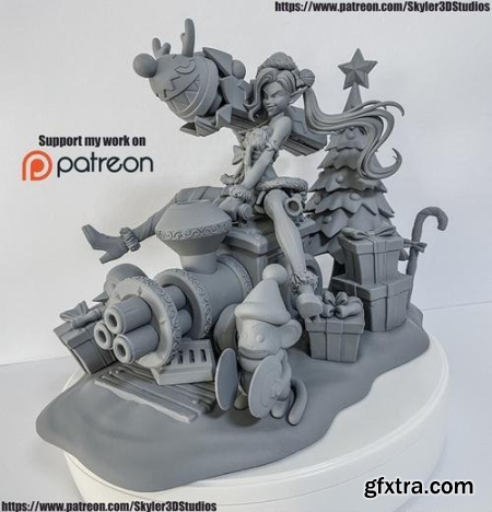 League of Legends Jinx The Ambitious Elf Skin – 3D Print