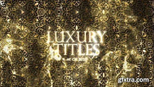 Videohive Luxury Gold Pattern Titles 42347355