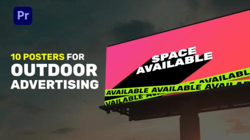 Videohive - Billboard Outdoor Advertising Posters for Premiere Pro - 42338981 - 42338981