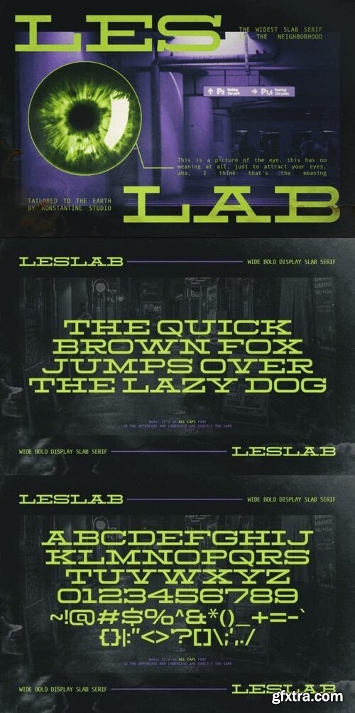 Leslab Font