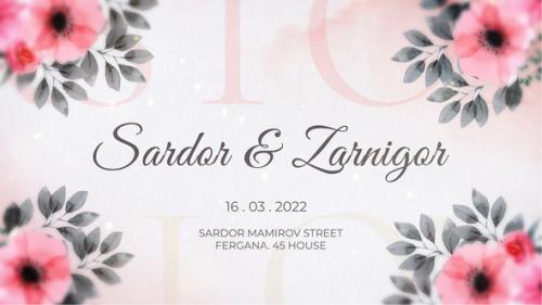 Videohive - Wedding Invitation Intro || Wedding Intro || 2022 MOGRT - 42274639 - 42274639