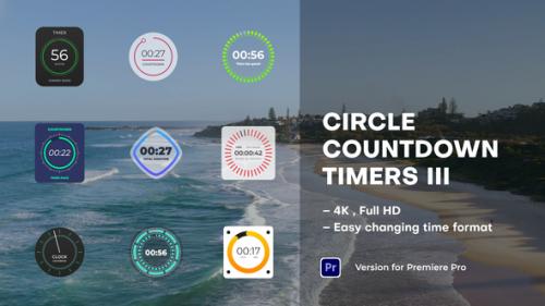 Videohive - Circle Countdown Timers III | Premiere Pro - 42300311 - 42300311