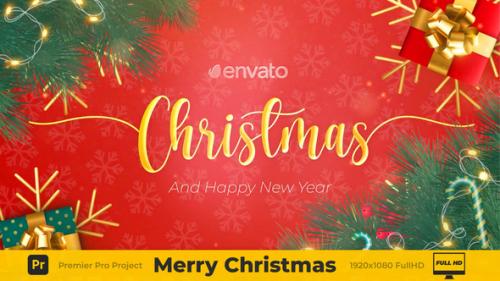 Videohive - Merry Christmas | Happy New Year | MOGRT - 42300338 - 42300338