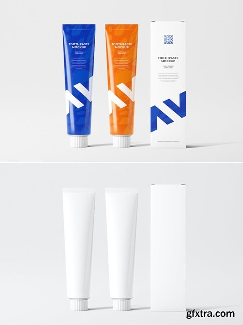 Toothpaste Tube Mockup 5EQXHJD