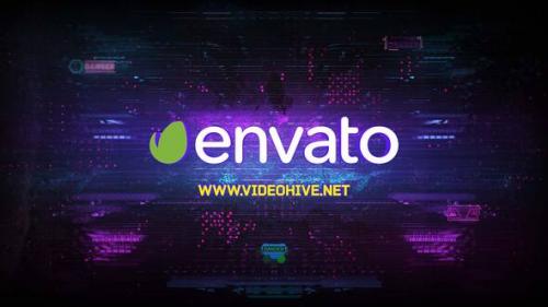 Videohive - Cyberpunk Logo Reveal - 42327746 - 42327746