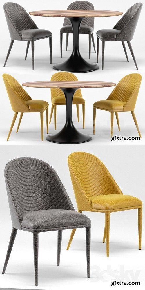 Amarelo Chair, Thor Dining Table