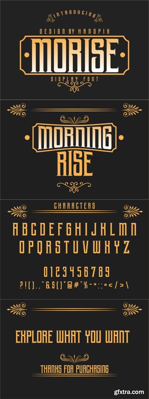 Morise Font