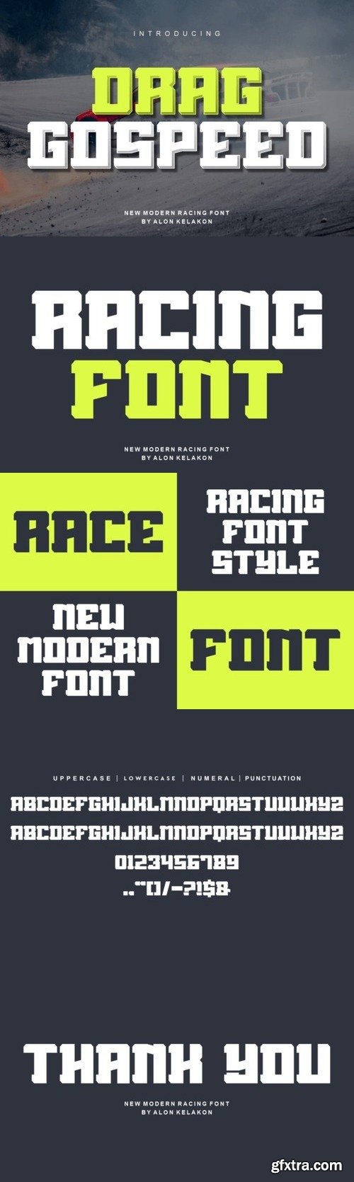 Drag Gospeed Font