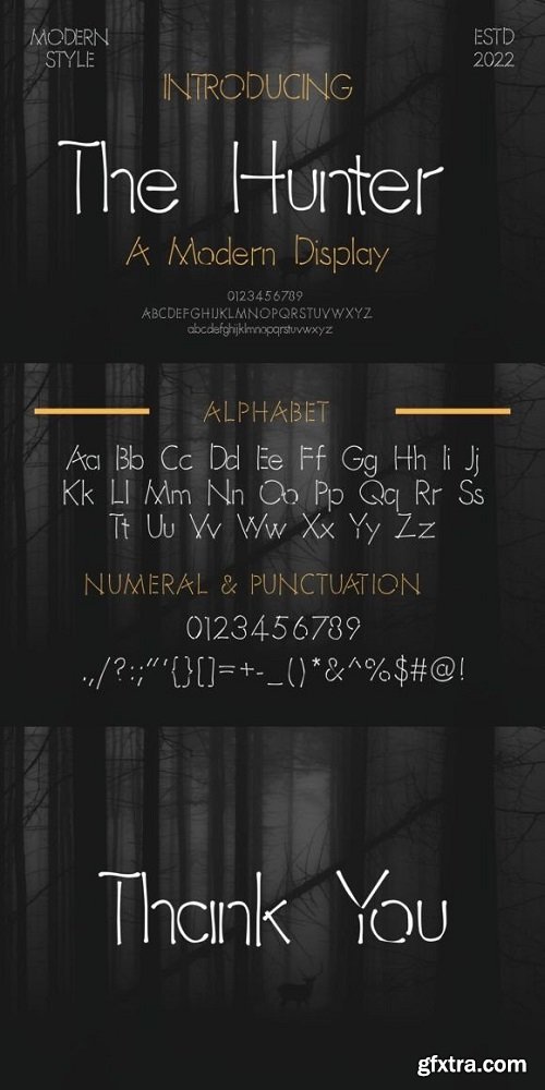 The Hunter Font