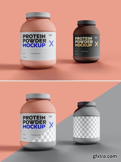 Food Supplement Plastic Jar Mockup BEGYBA2