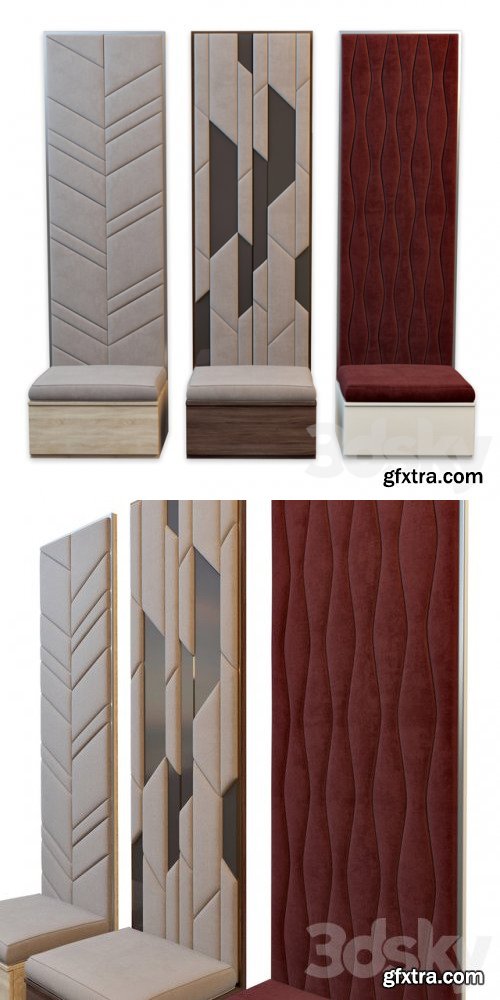 Soft panels with seat