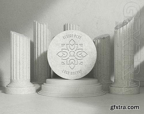 PSD stone with classical greek engraved motifs vol 4