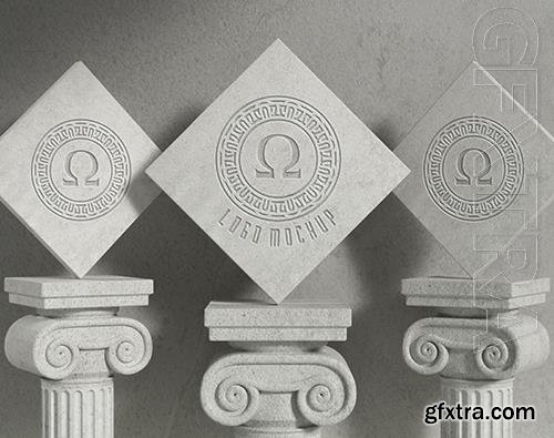 PSD stone with classical greek engraved motifs vol 2