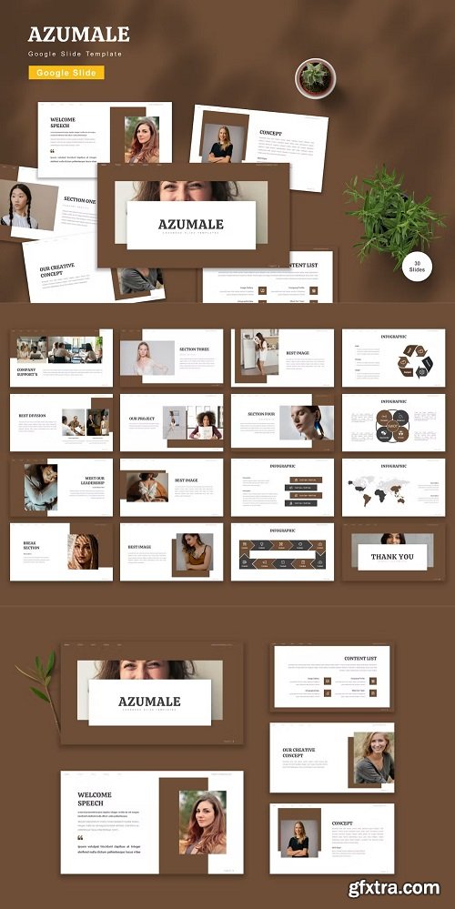 Azumale - Google Slide Template