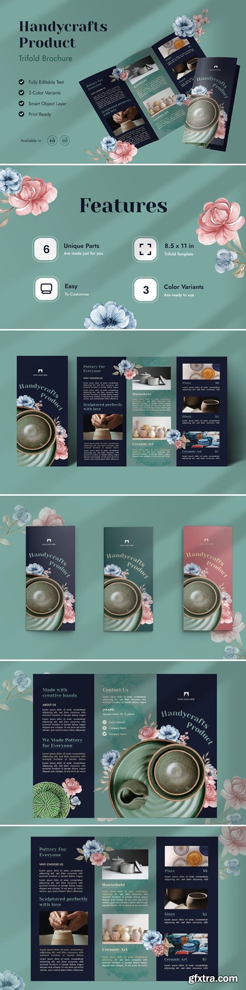 Handycrafts Product Brochure Template R2GWLU5