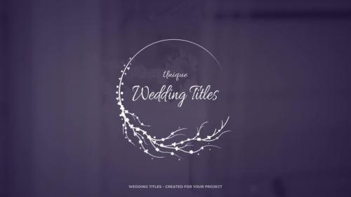 MotionArray - 9 Wedding Titles - 1281606