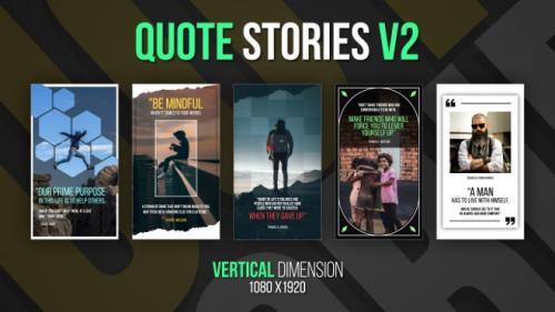 MotionArray - Vertical Quote Stories V2 - 1296316