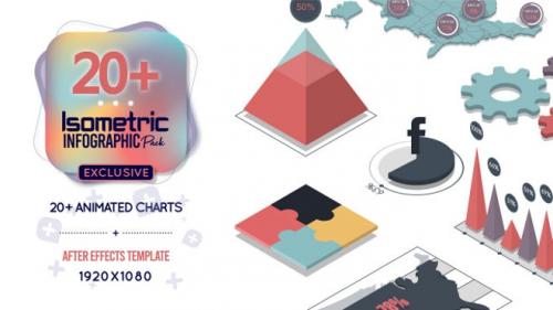 MotionArray - Isometric Infographic Pack - 1299377