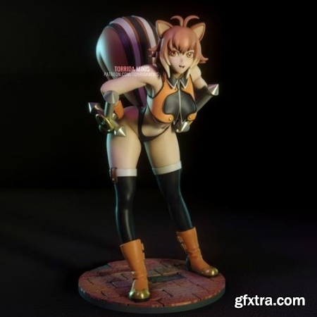 Makoto Nanaya BlazBlue - Torrida Minis – 3D Print