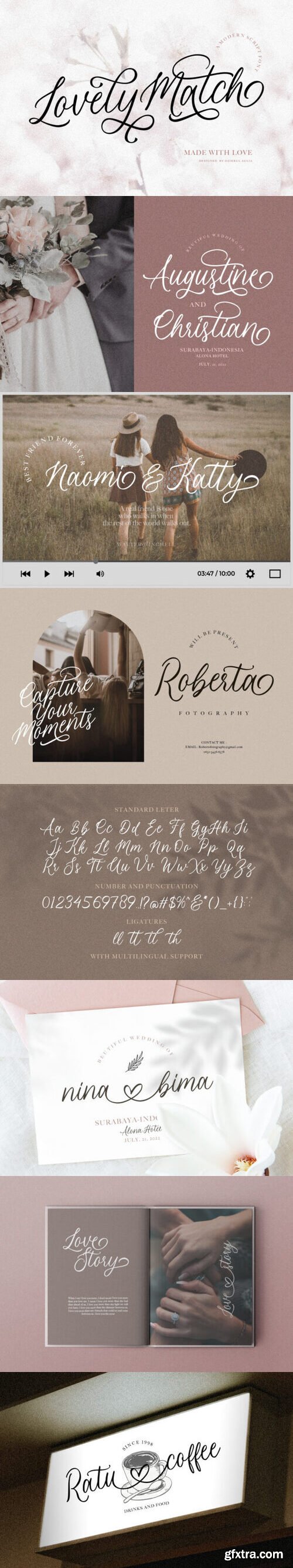 Lovely Match Font