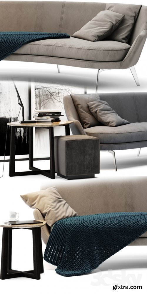 Flexform Guscio Sofa