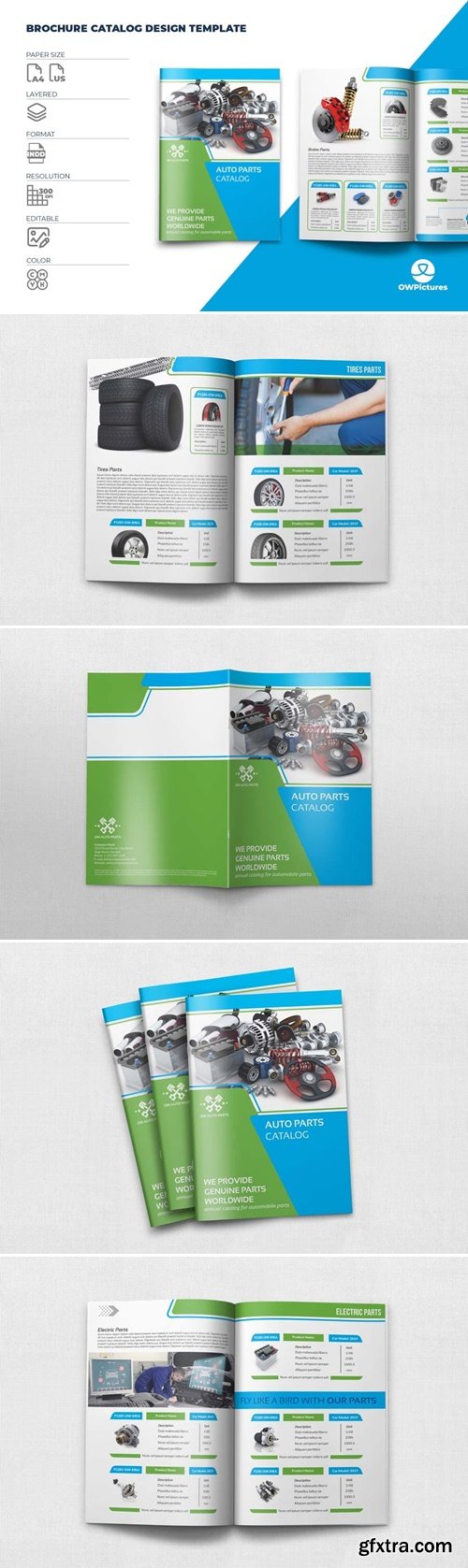 Auto Parts Catalog Brochure Template Vol.3 EXSWXAG