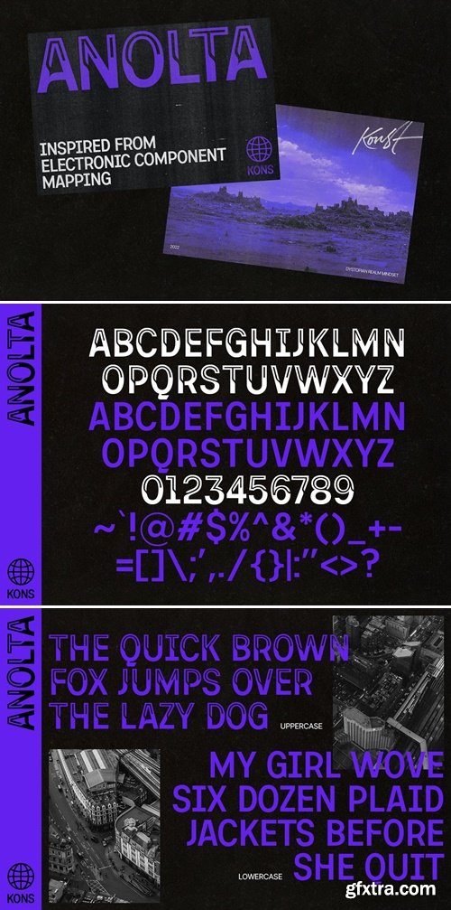 Anolta - Experimental Futuristic Fonts