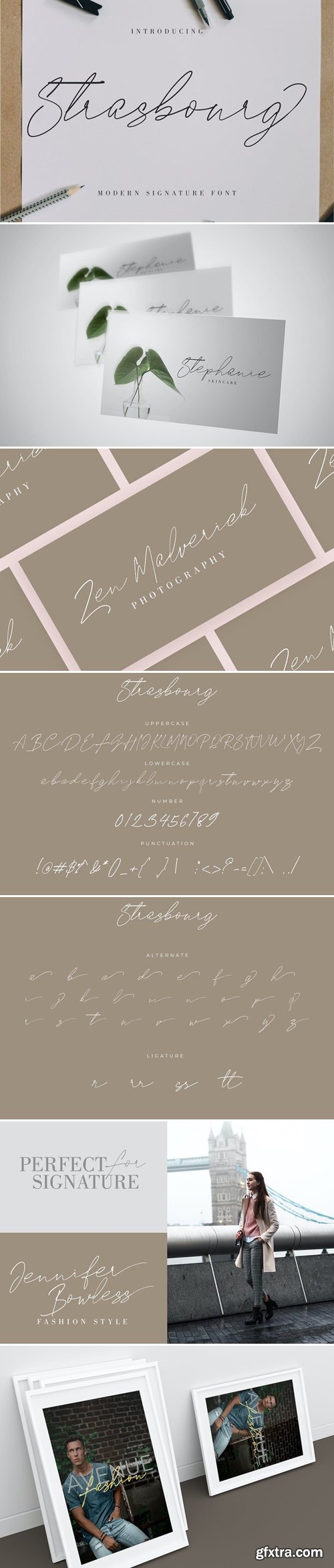 Strasbourg | Modern Signature Font