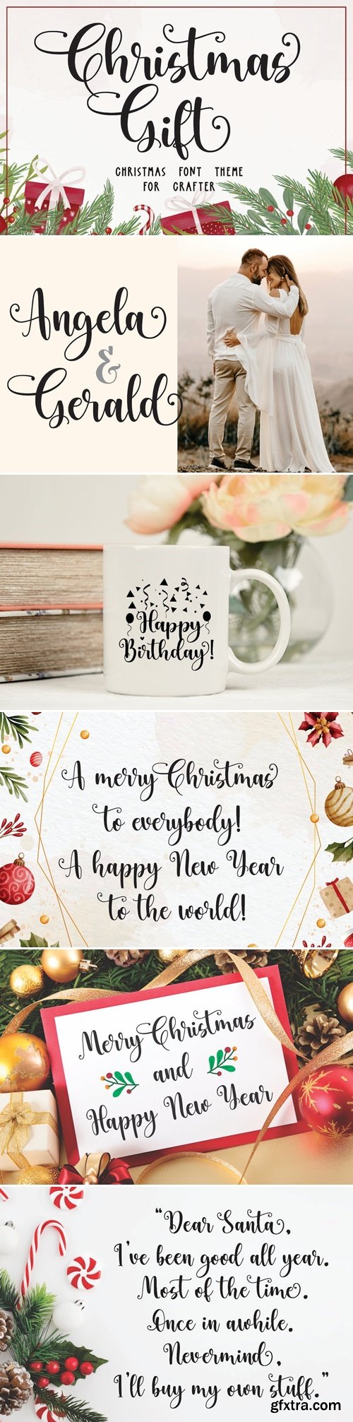 Christmas Gift - Crafter Font