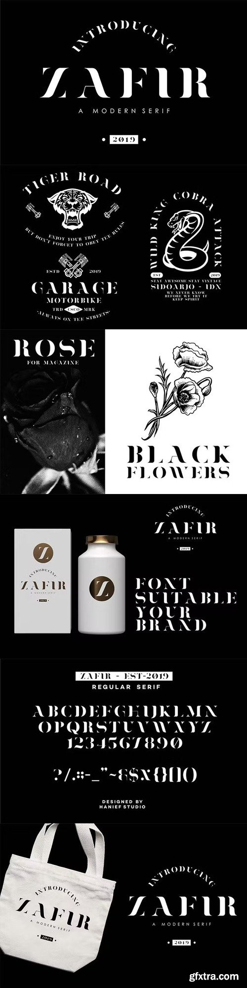 Zafir - serif font