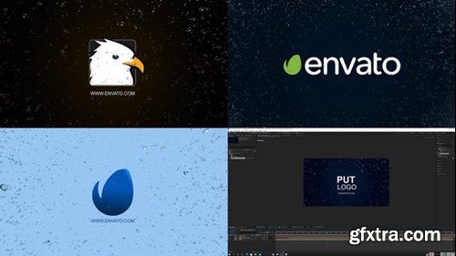 Videohive Water Circle Logo Intro 42236071