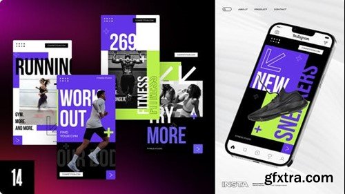 Videohive Fitness Instagram Stories 42362492