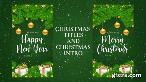 Videohive Merry Christmas Intro and  Christmas Titles 42352695