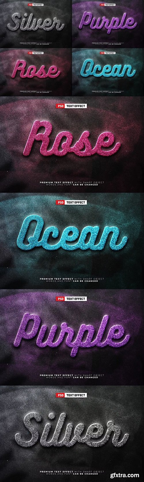 Luxury Glitter Text Effect Vol. 1