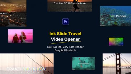 Videohive - Ink Slide Travel Video Opener - 41896809 - 41896809