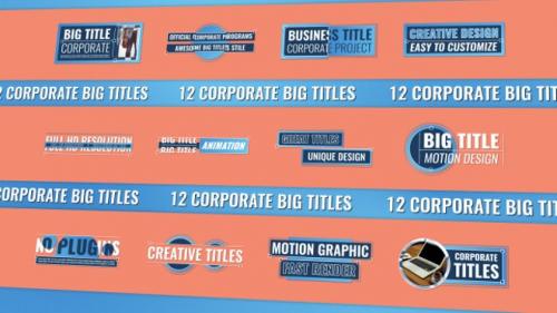 MotionArray - Corporate Big Titles - 1297656