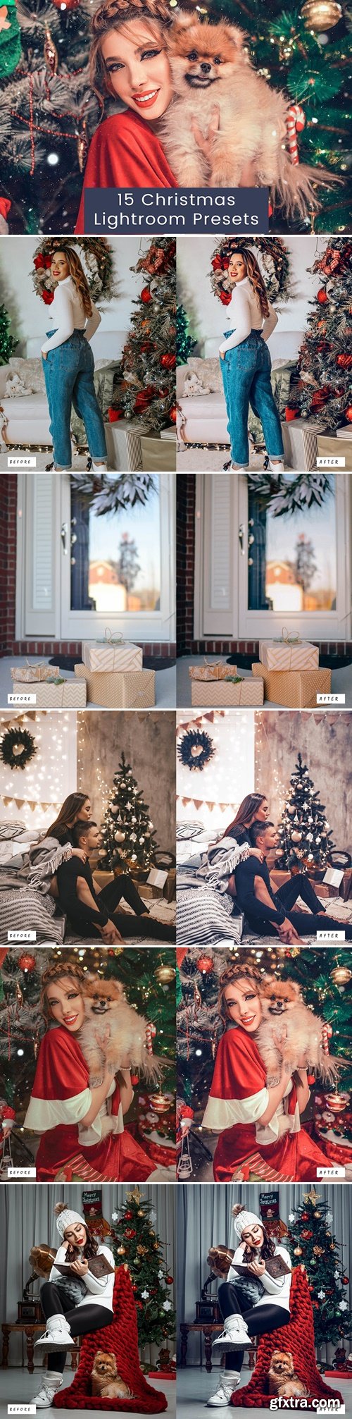 15 Christmas Lightroom Presets BEHF6ND