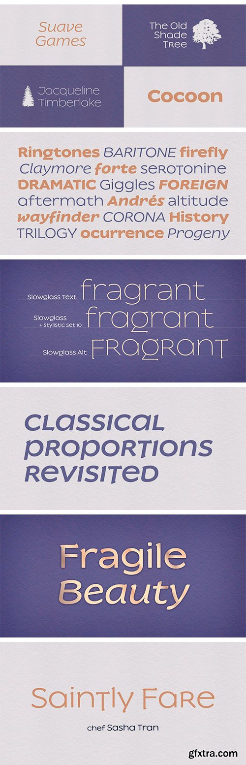 Slowglass Font Family