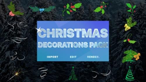 MotionArray - Christmas Decoration Animations - 1310994