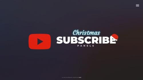 MotionArray - Subscribe Panels #3 (Christmas) - 1314153