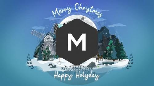 MotionArray - Christmas Logo Reveal - 1318221