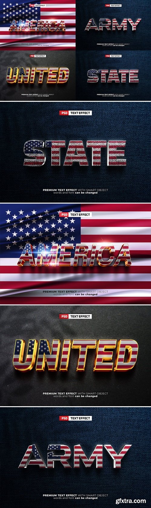 Super USA 3D Text EFfect 6TYJXME