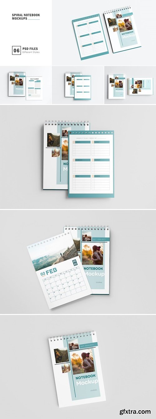 Spiral Notebook Mockups UTRZDDW