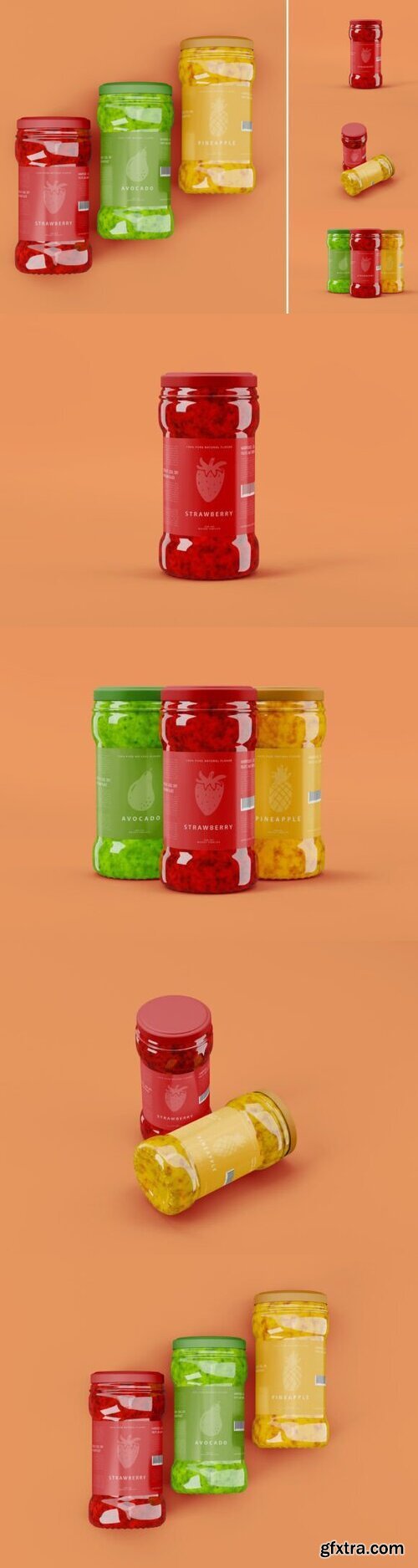 Bundle Jam Jar Mockup