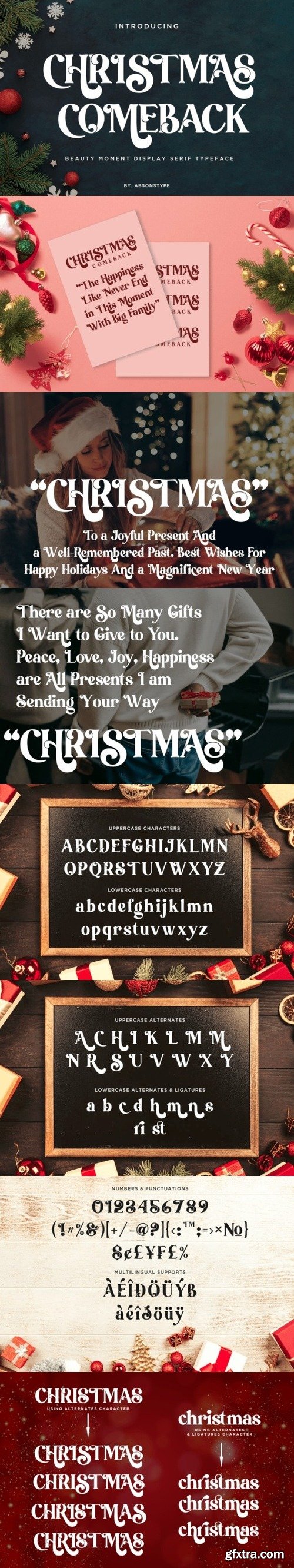 Christmas Comeback Font